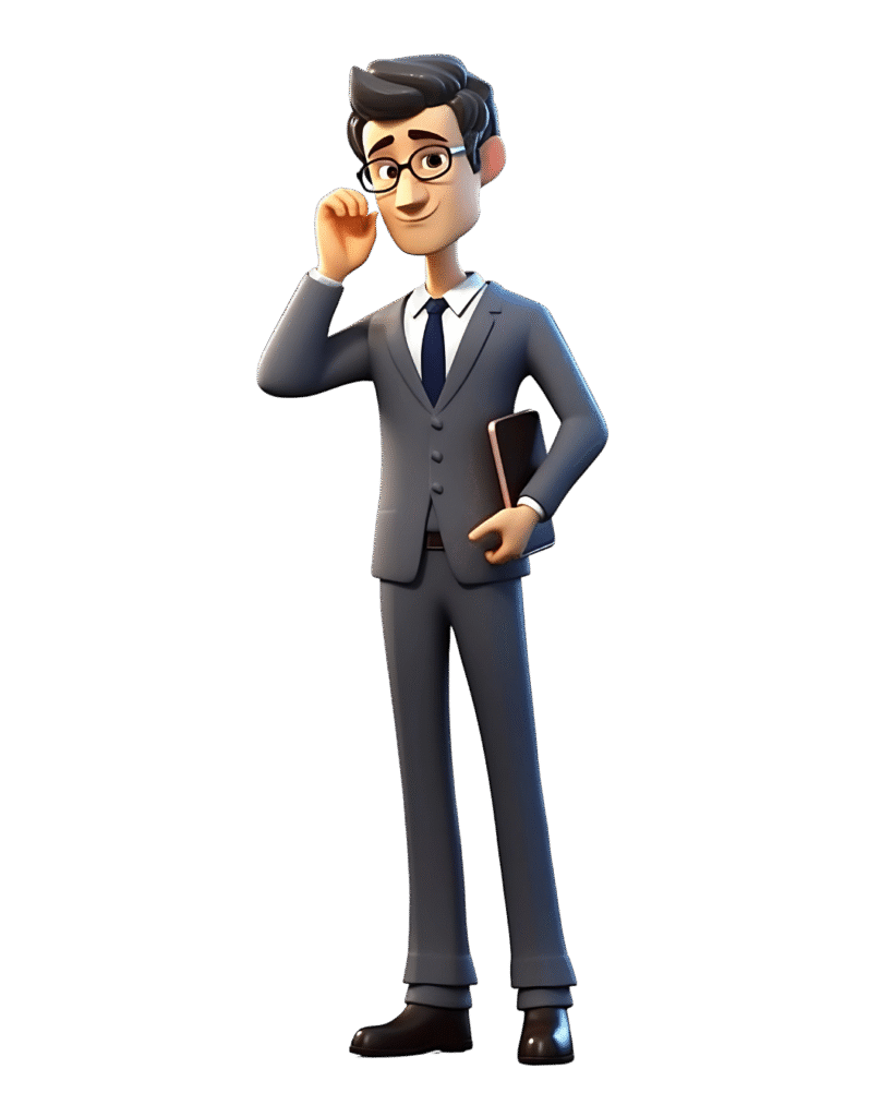 Professional digital marketing consultant character representing AdoBuddy’s expert-driven online marketing solutions. with our digital marketing agency in delhi